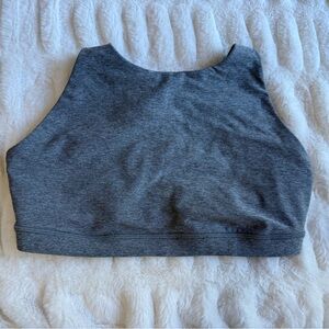 lululemon athletica Gray Cropped Tank Top